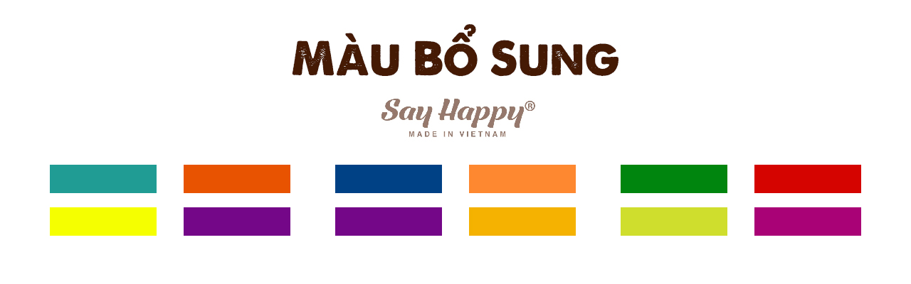 Màu bổ sung thông dụng trong bảng phối màu quần áo