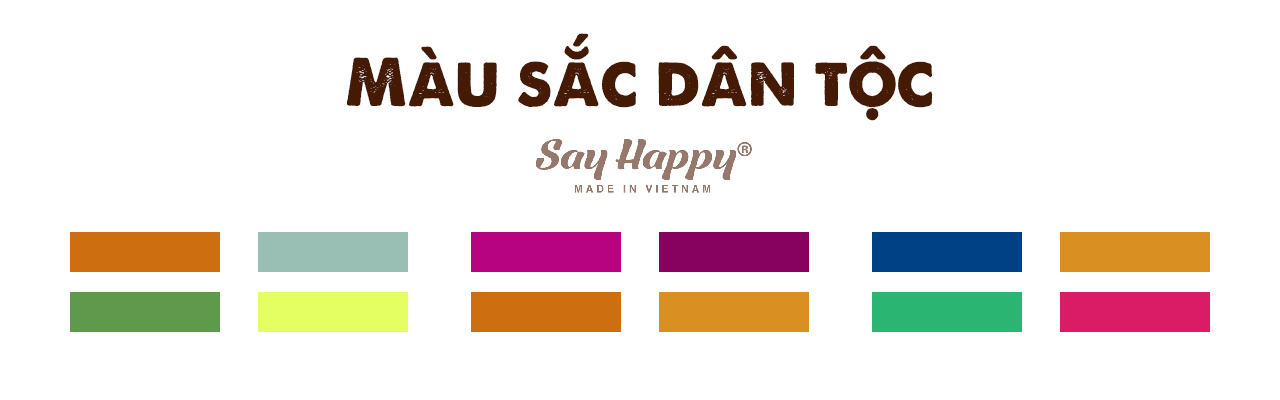 Màu sắc dân tộc trong bảng phối màu quần áo