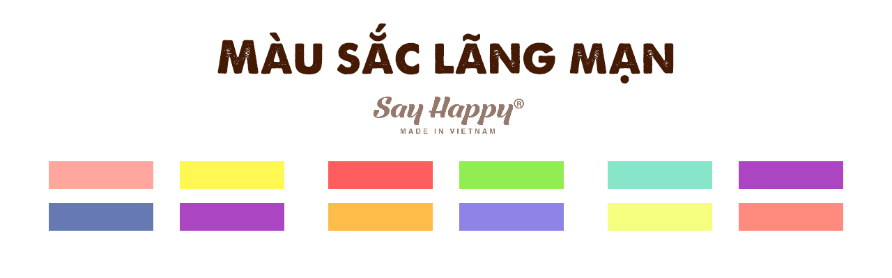 Màu sắc lãng mạn trong bảng phối màu quần áo