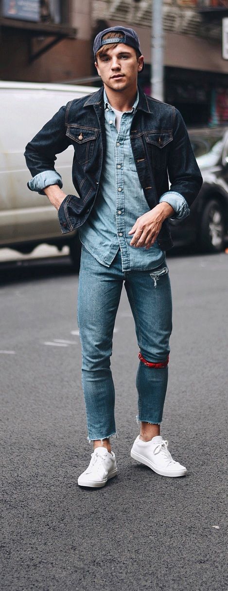 Phối chất liệu denim