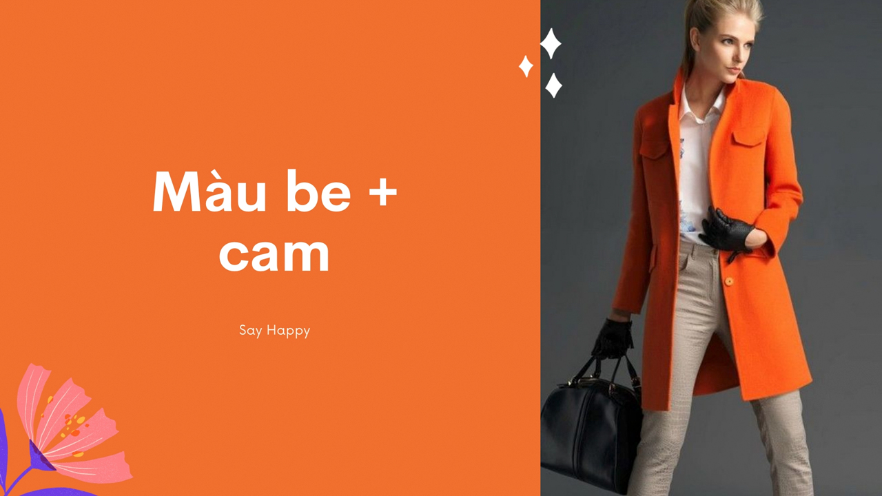Phối be và cam