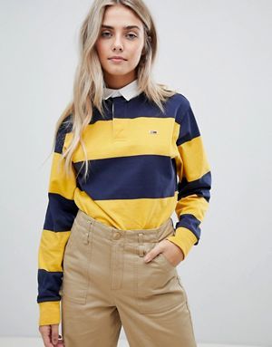 Phối quần jean và áo polo