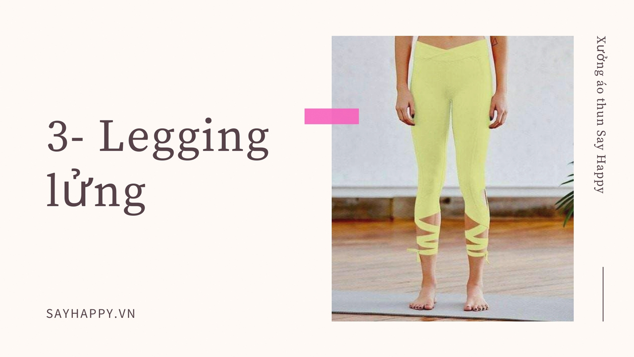 Quần legging lửng
