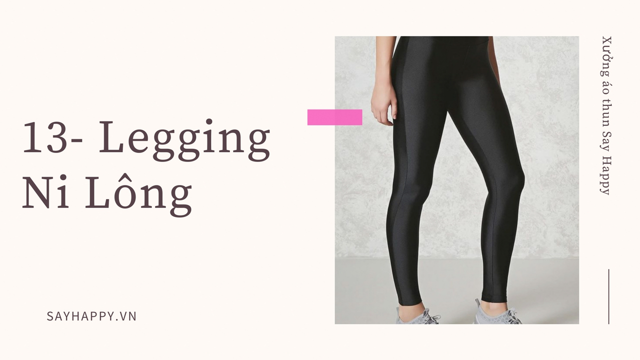 Quần legging ni lông