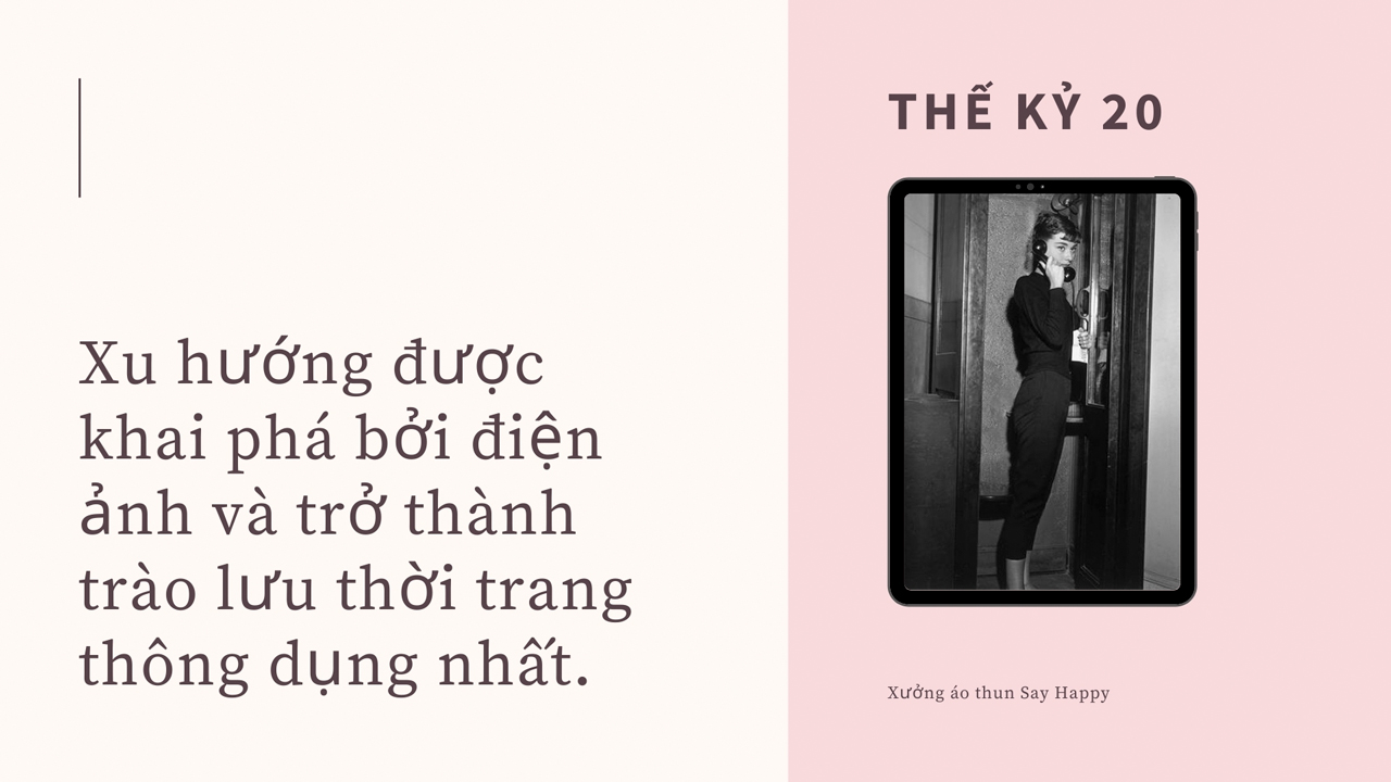 Quần legging thế kỷ 20