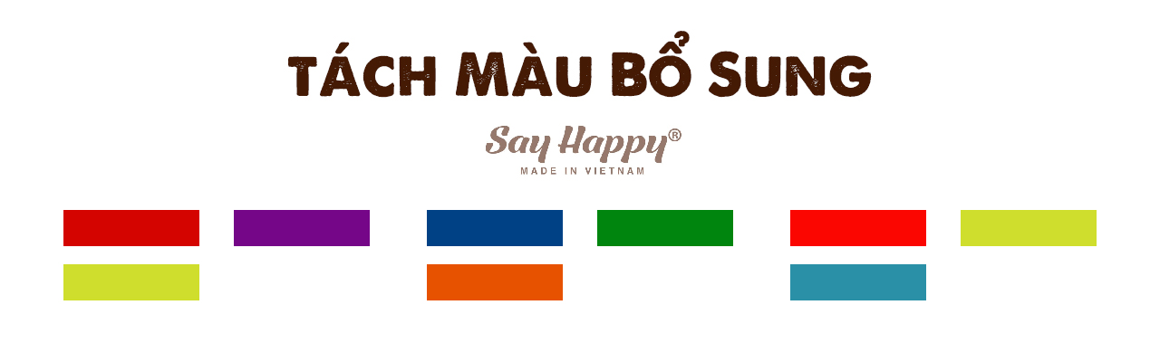 Tách màu bổ sung trong bảng phối màu quần áo