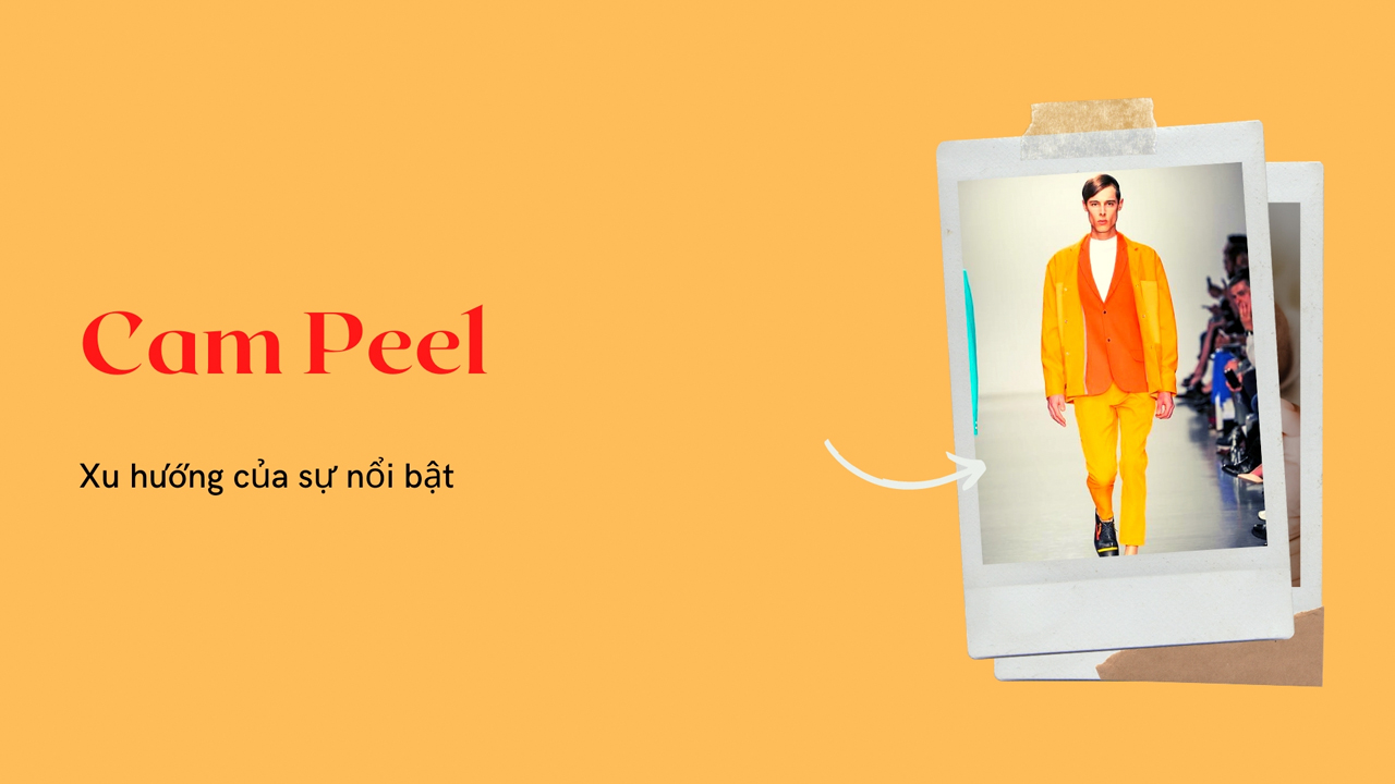Xu hướng màu cam peel dành cho nam 2020