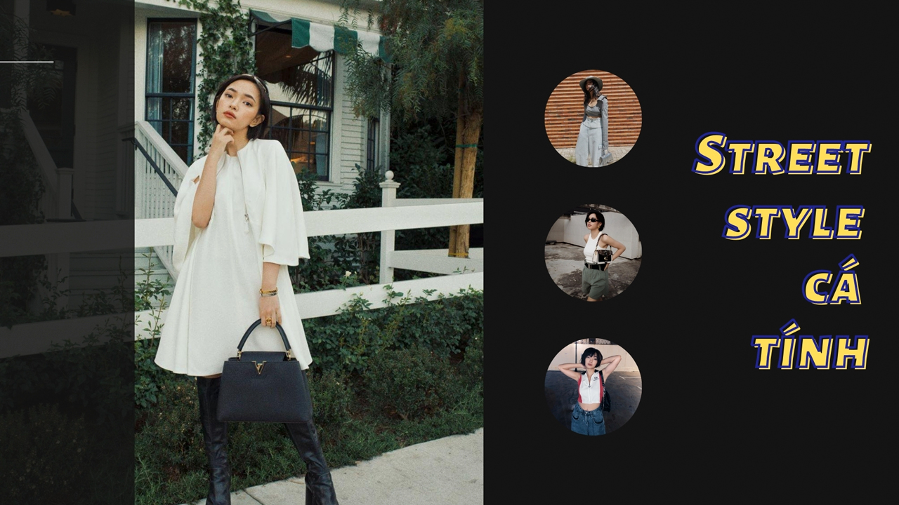 Outfit street style của Châu Bùi