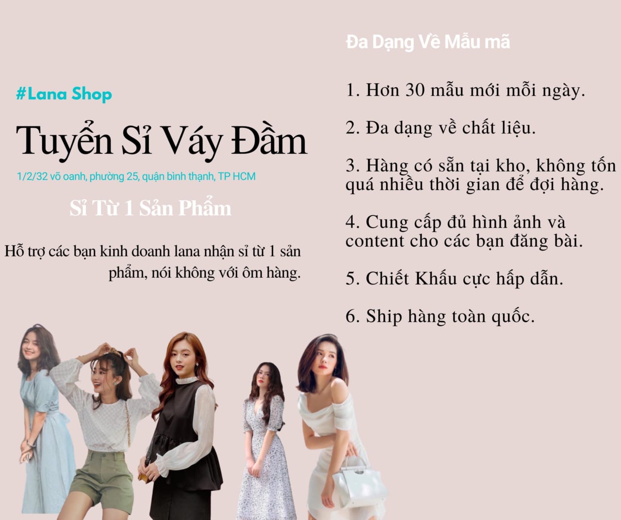 Sỉ váy đầm với Say Happy