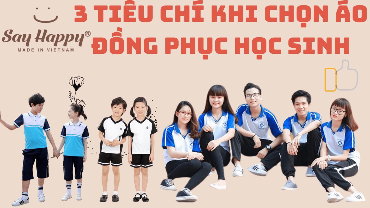 3 tiêu chí khi chọn áo đồng phục học sinh