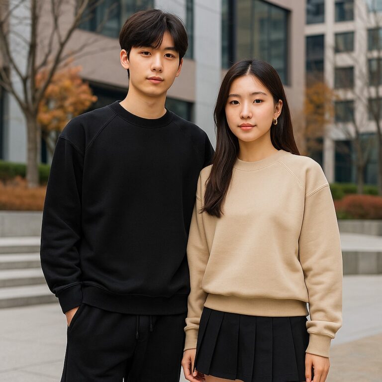 Mẫu áo Sweater Nỉ PE 380 GSM của Say Happy