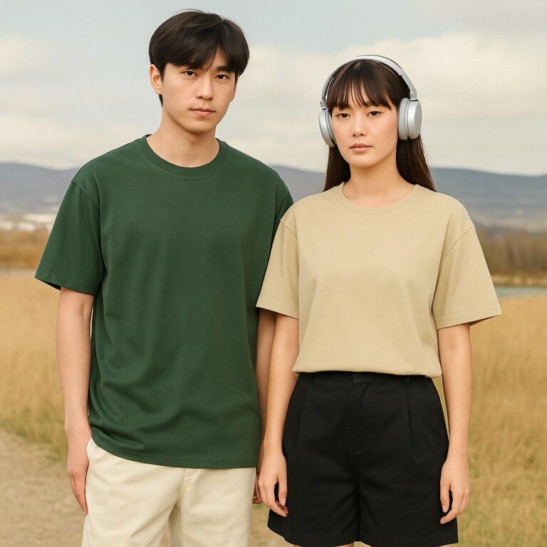 Mẫu áo thun Cotton 100 4 chiều