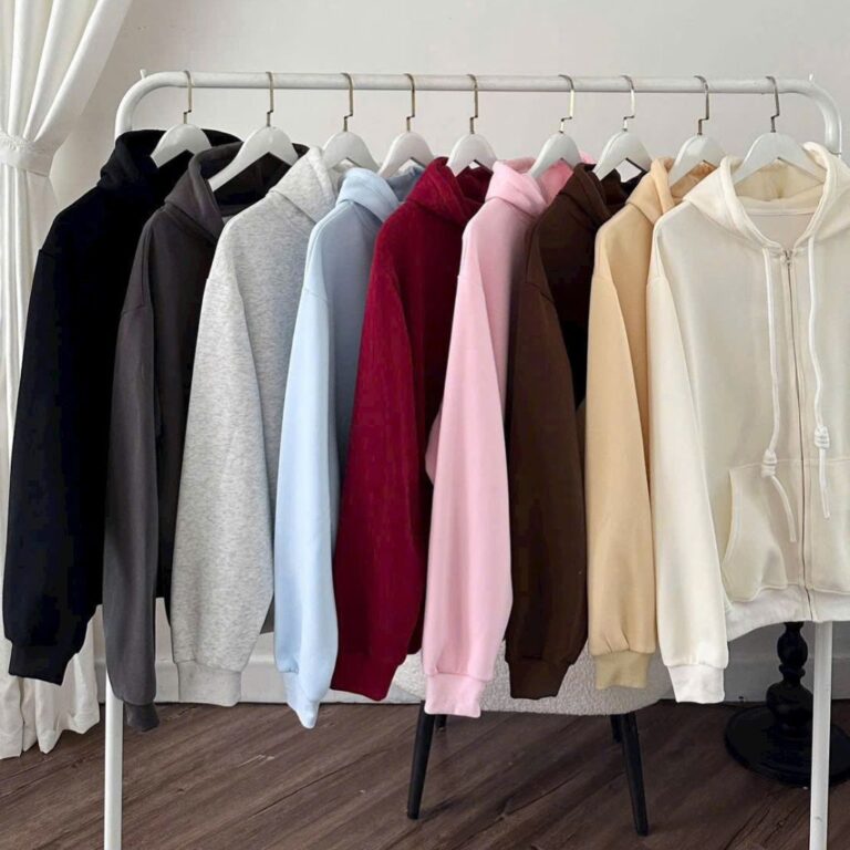 Áo khoác nỉ 2 da