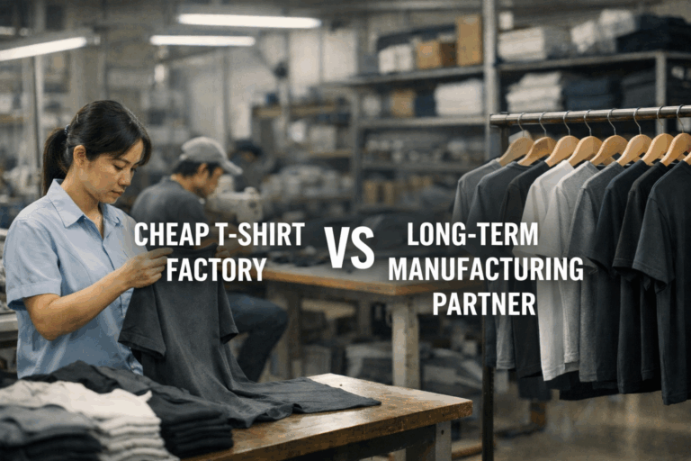 Xưởng áo thun say happy đối tác lâu dài