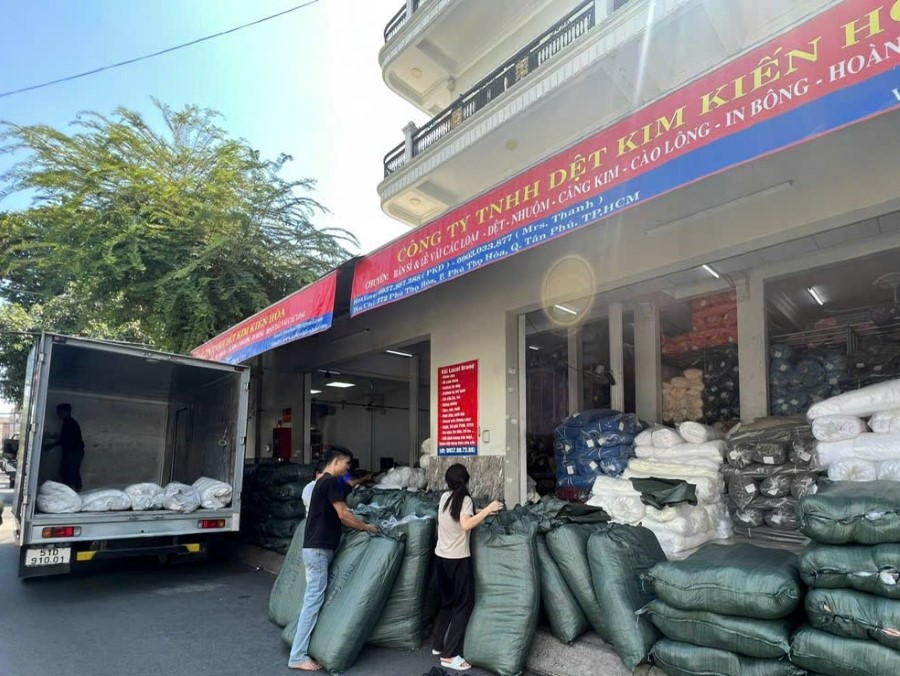 Vải Kiến Hòa – nhà vải cotton cho local brand tại TP.HCM