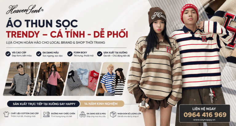 Vải sọc áo thun là gì? Vì sao dễ bán nhưng 80% xưởng làm sai