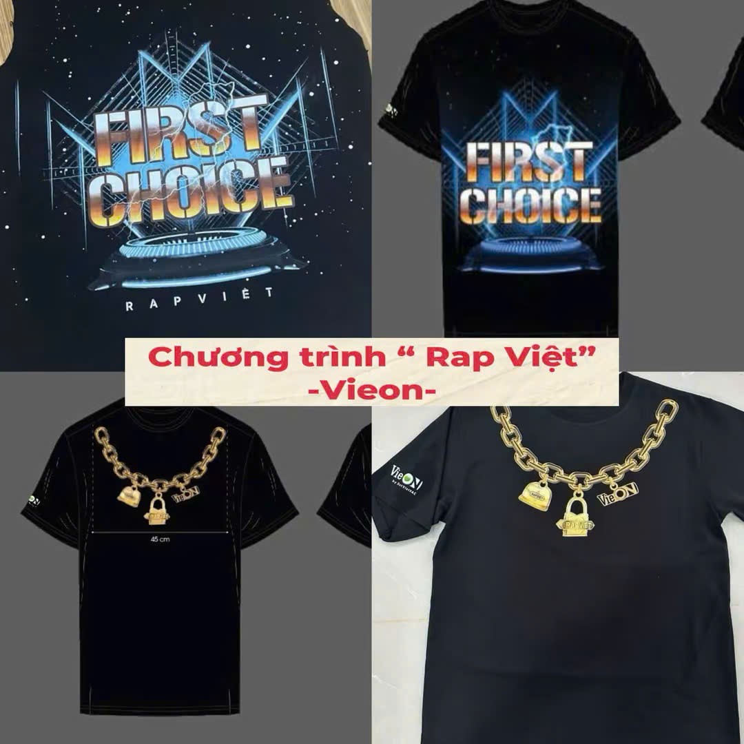 Xưởng áo thun HCM uy tín Say Happy với các dự án cho Rap Việt