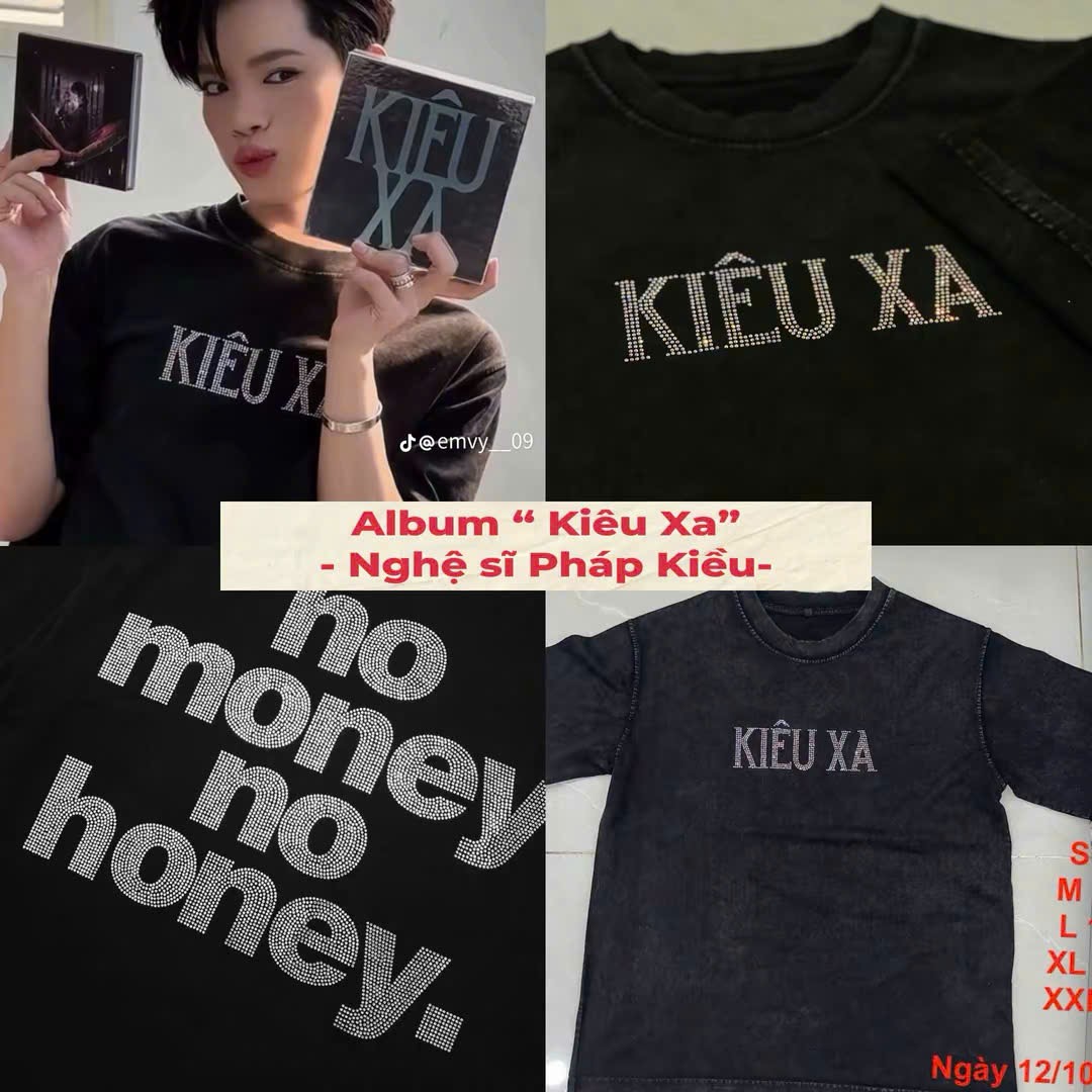 Xưởng áo thun HCM uy tín Say Happy với các dự án cho nghệ sĩ Pháp Kiều