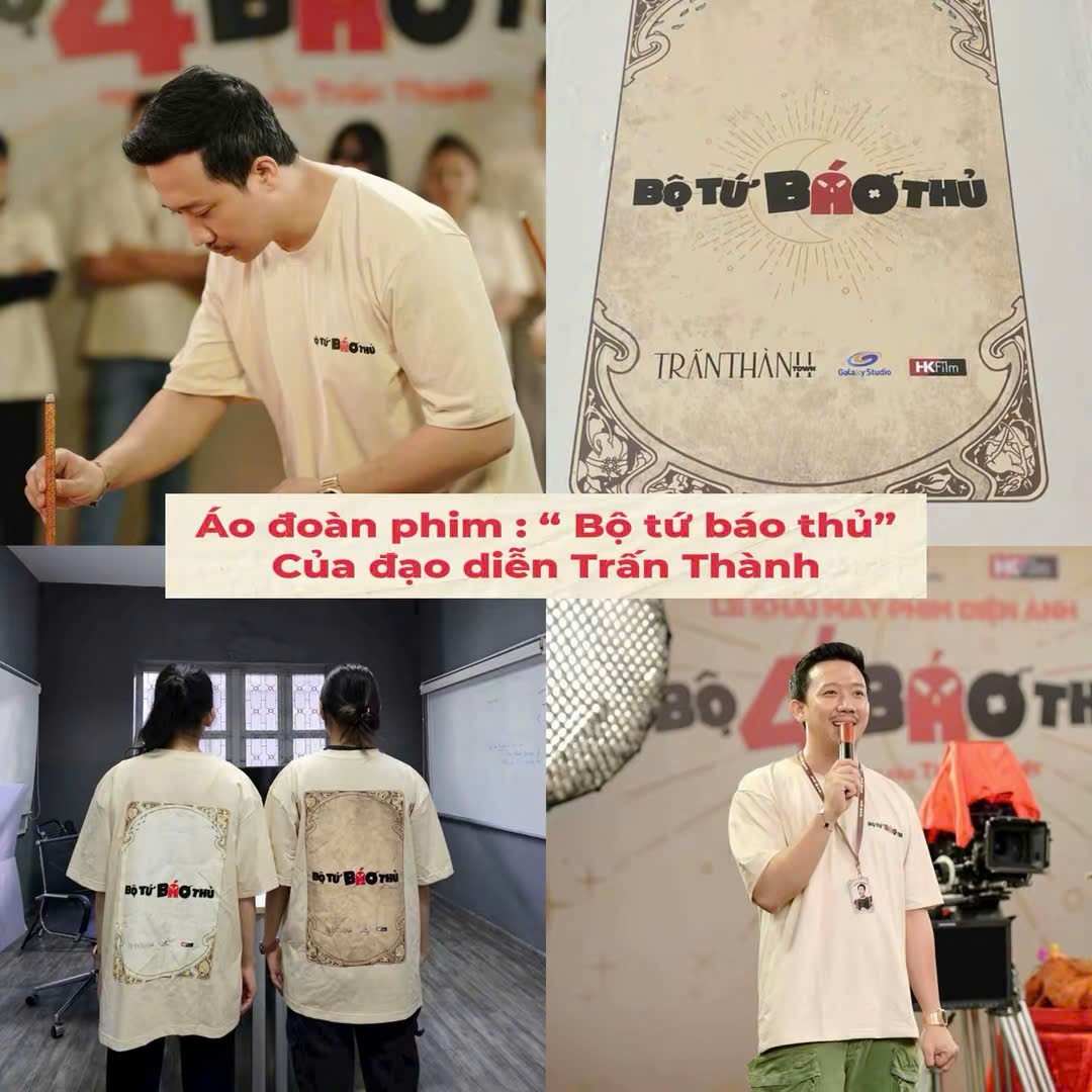 Xưởng áo thun HCM uy tín Say Happy với các dự án cho nghệ sĩ Trấn Thành