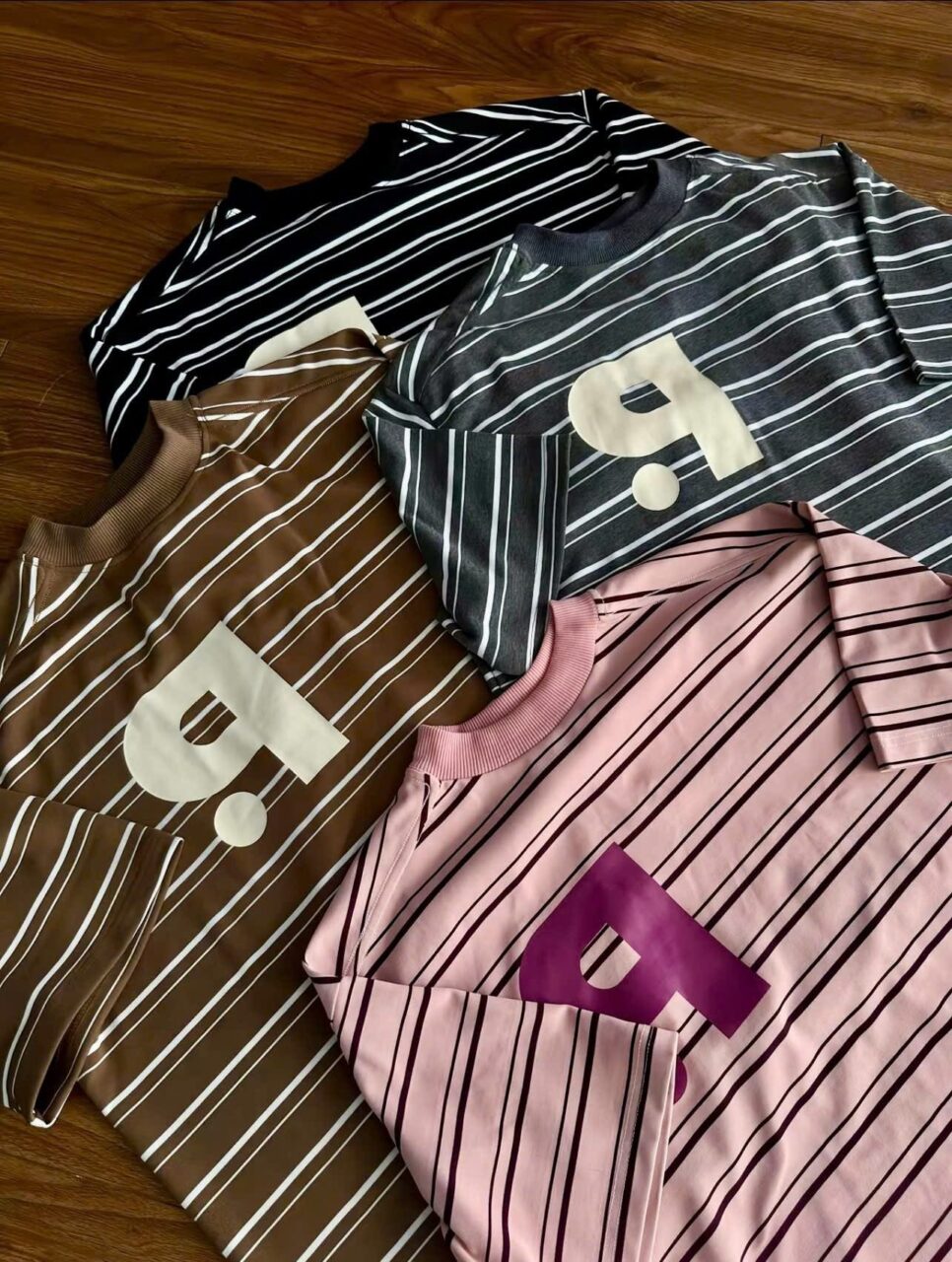 sản xuất áo thun sọc tại xưởng may Say Happy tphcm với form boxy local brand