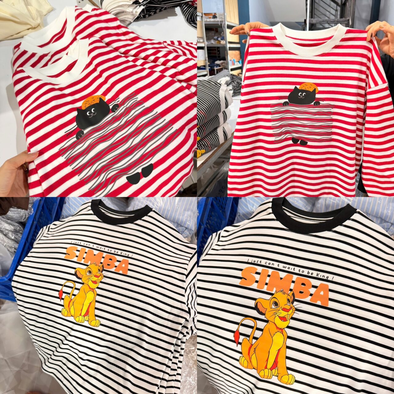 xưởng may áo thun sọc say happy với công nhân và kho hàng số lượng lớn