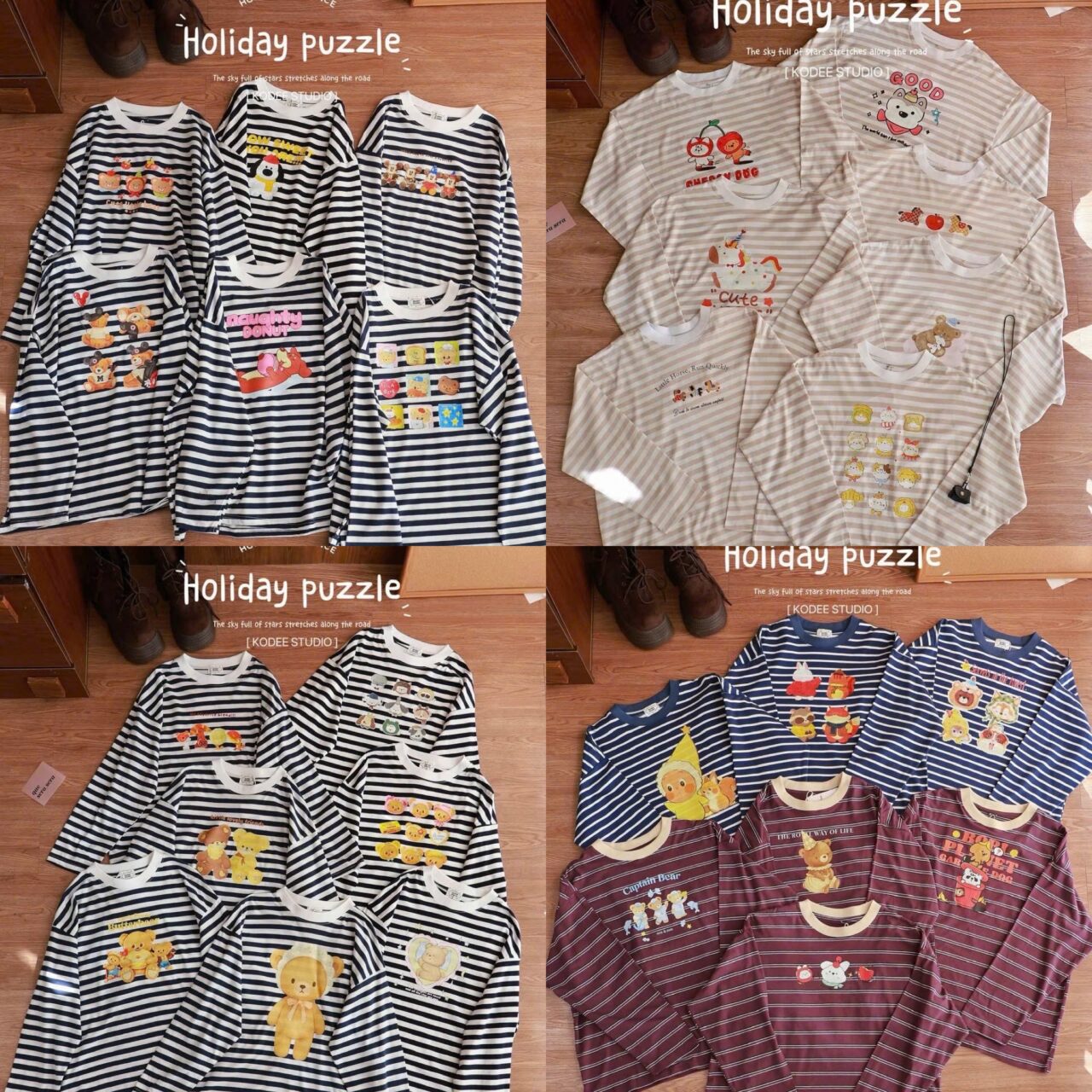 xưởng may áo thun sọc say happy với công nhân và kho hàng số lượng lớn