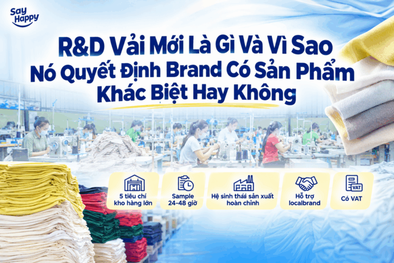 R&D Vải Mới Là Gì Và Vì Sao Nó Quyết Định Brand Có Sản Phẩm Khác Biệt Hay Không