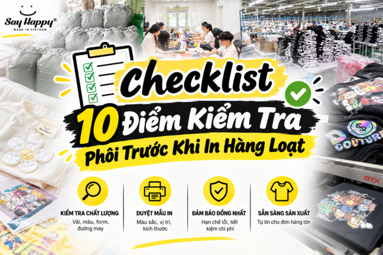 Checklist 10 Điểm Kiểm Tra Phôi Trước Khi In Hàng Loạt